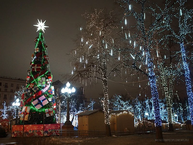 Новогодняя Москва 2014 года