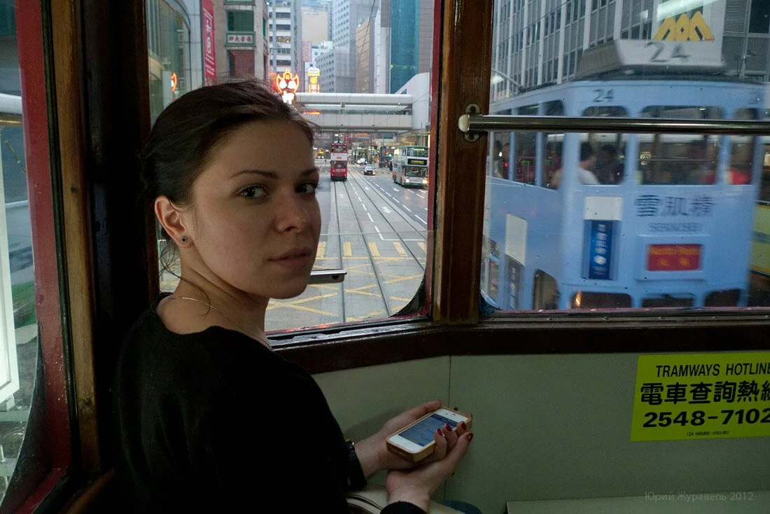 trams Hong Kong, трамваи Гонконга
