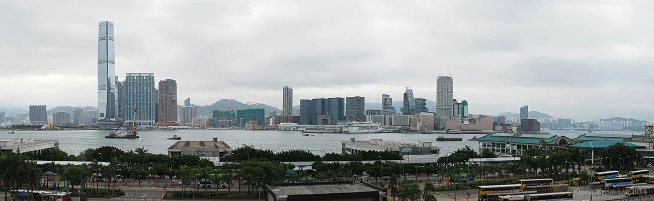 Hong Kong, Гонконг, the Hong Kong skyline, Hong Kong & Kowloon, Панорама Гонконга