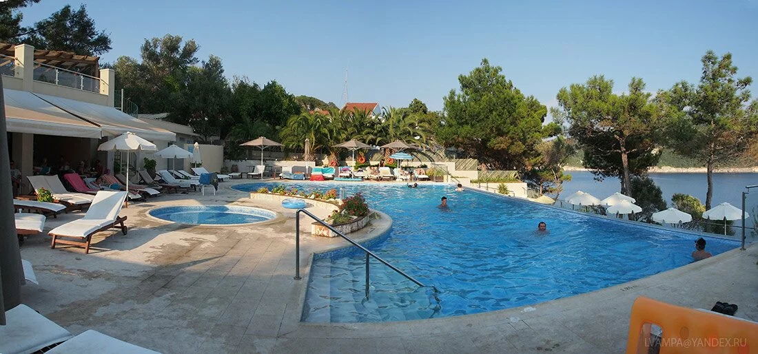 Греция, Корфу, остров Корфу, Corfu, Akrotiri Beach Hotel, Палеокастрица, Paleokastritsa